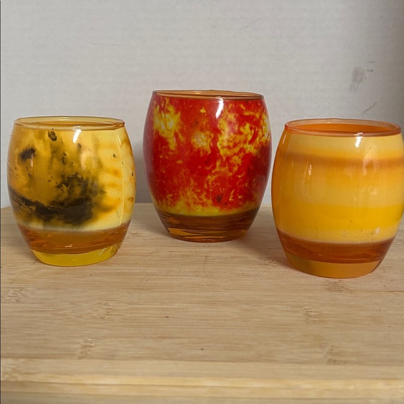 Set of FourOrange and Yellow Glass Tumblers
Mars Planer Glass